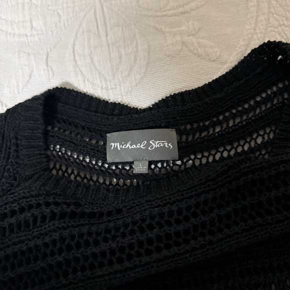 Black knit sweater with a relaxed fit - Picture 2 of 2